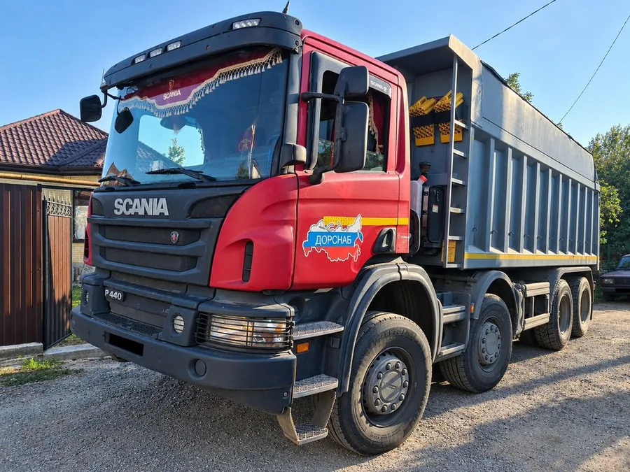 Scania P440: воздушный отопитель в кабине